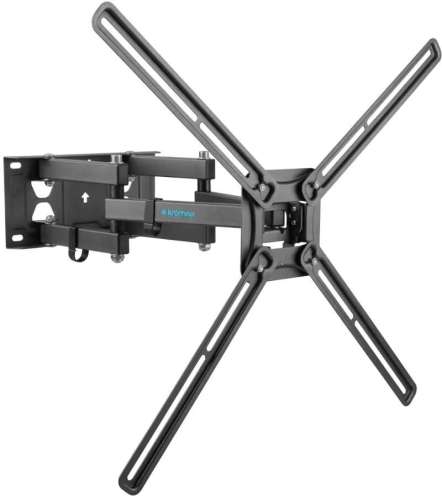 Кронштейн для телевизора Kromax CORBEL-9, 32-75", настенный, поворот и наклон,  титан [90593]